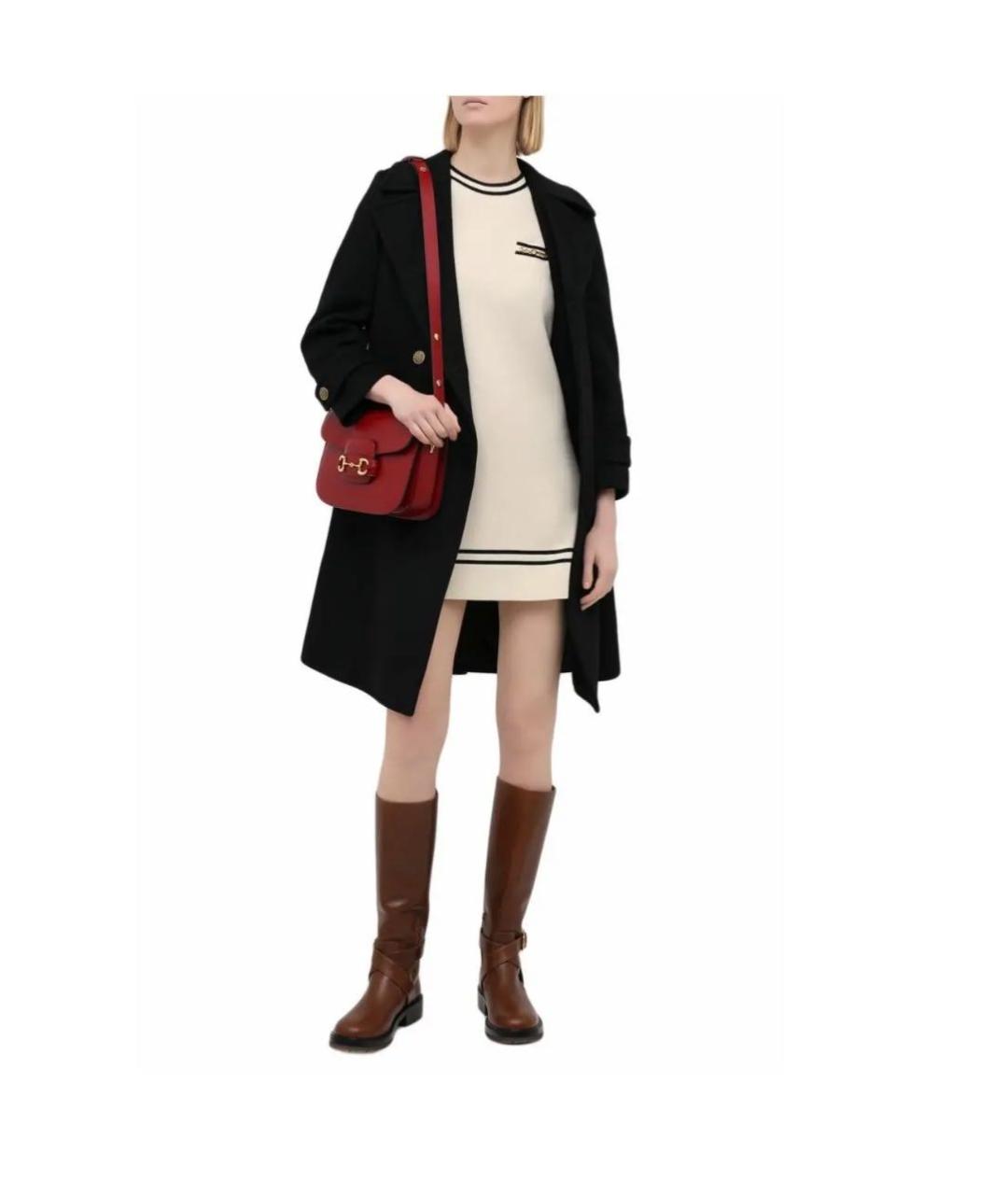 GUCCI Белое шерстяное повседневное платье, фото 7