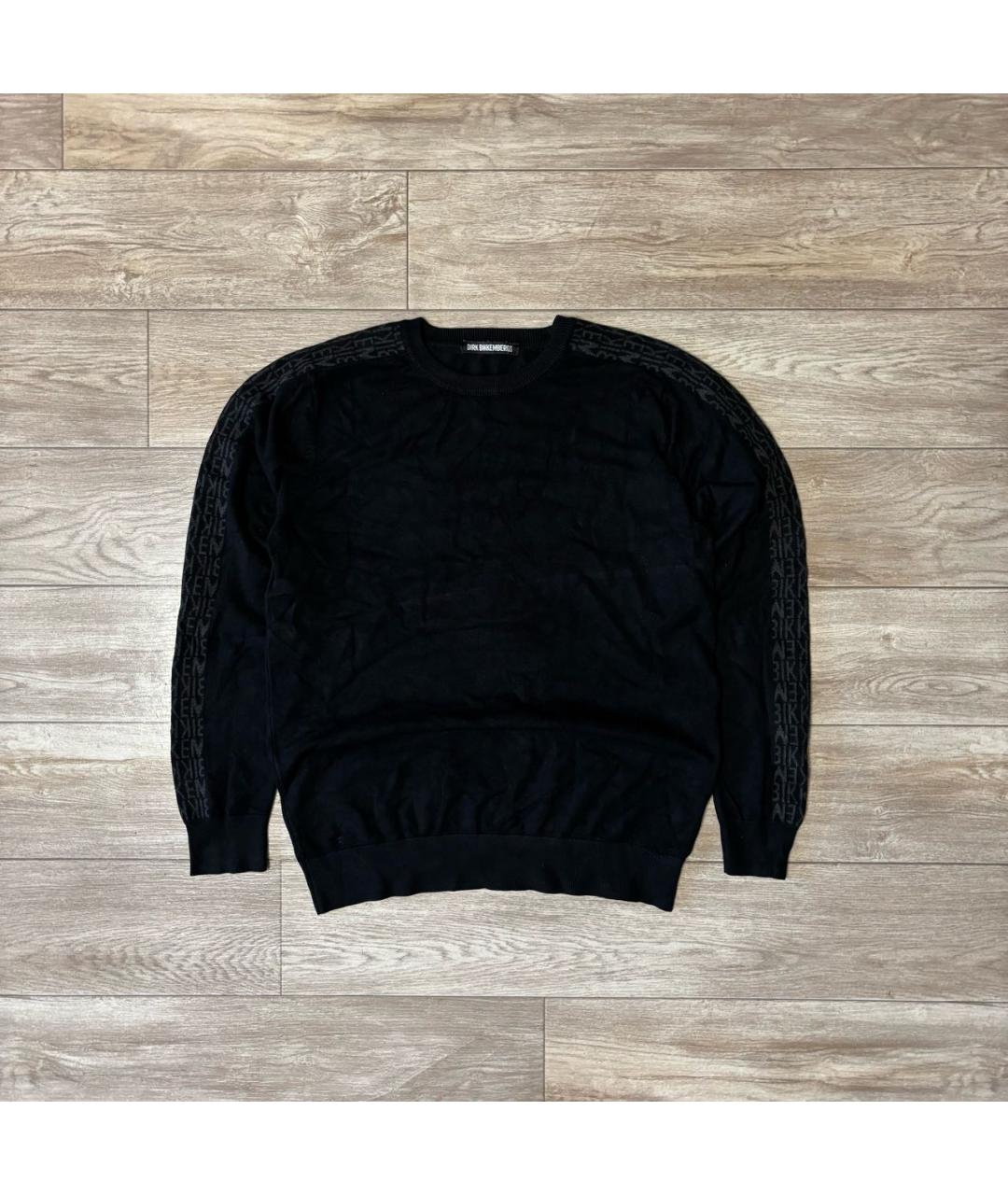 BIKKEMBERGS Черный шерстяной джемпер / свитер, фото 6