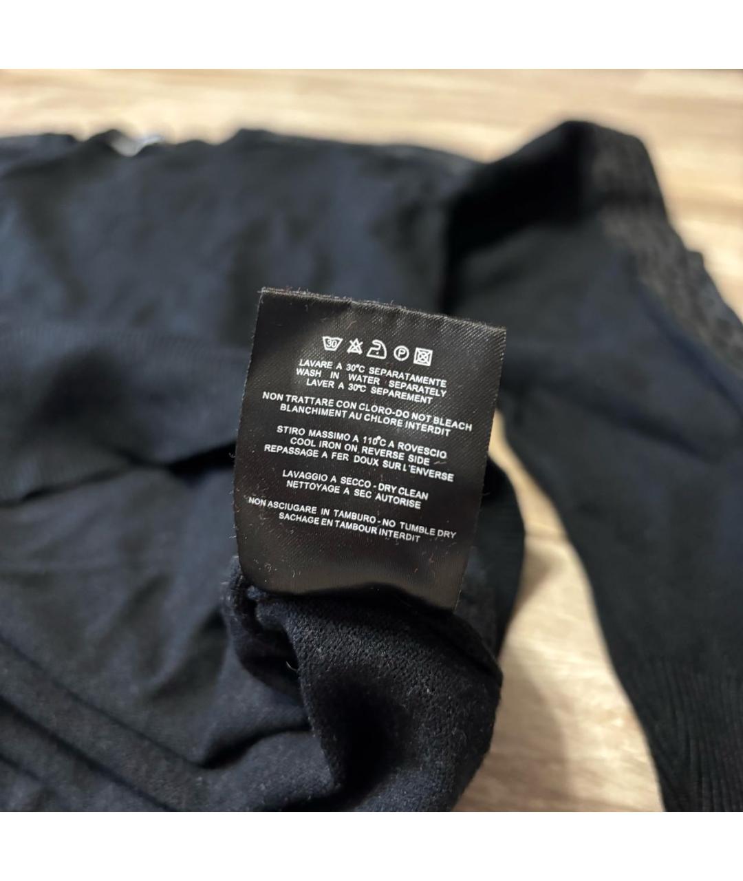 BIKKEMBERGS Черный шерстяной джемпер / свитер, фото 5