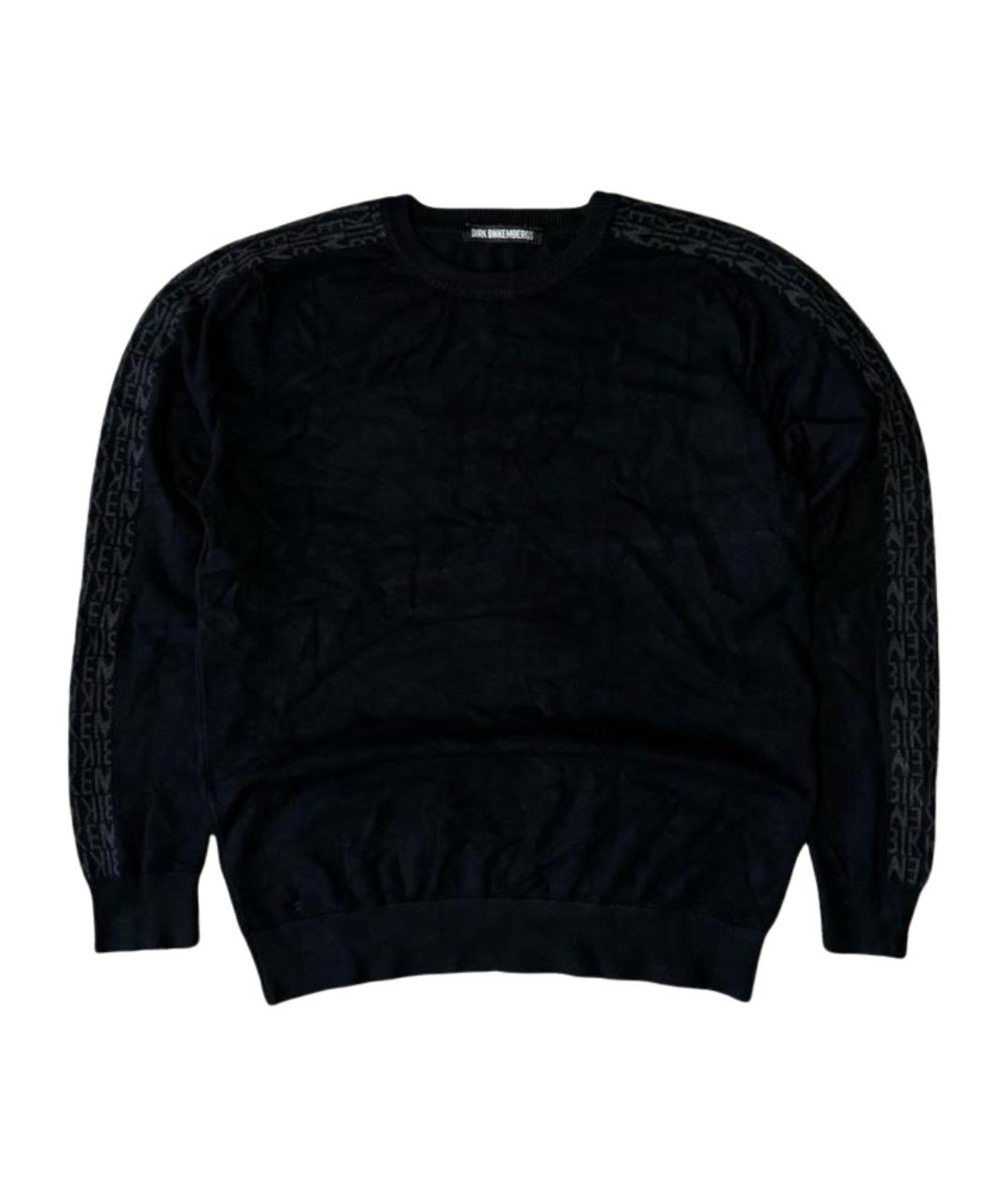 BIKKEMBERGS Черный шерстяной джемпер / свитер, фото 1