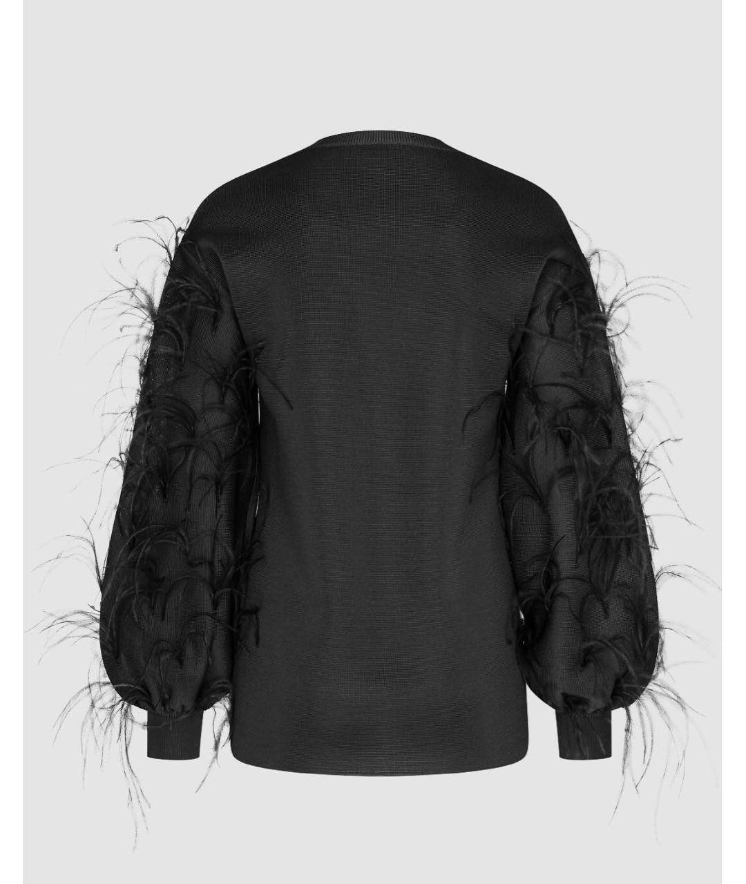 VALENTINO Черный вискозный джемпер / свитер, фото 2