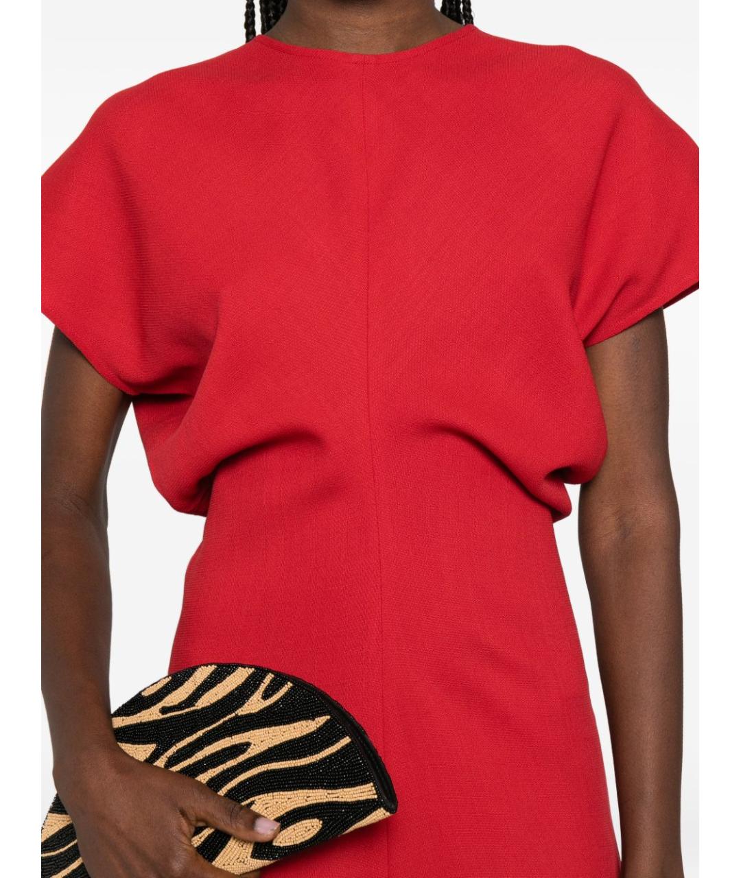 TOTEME Красное шерстяное платье, фото 3