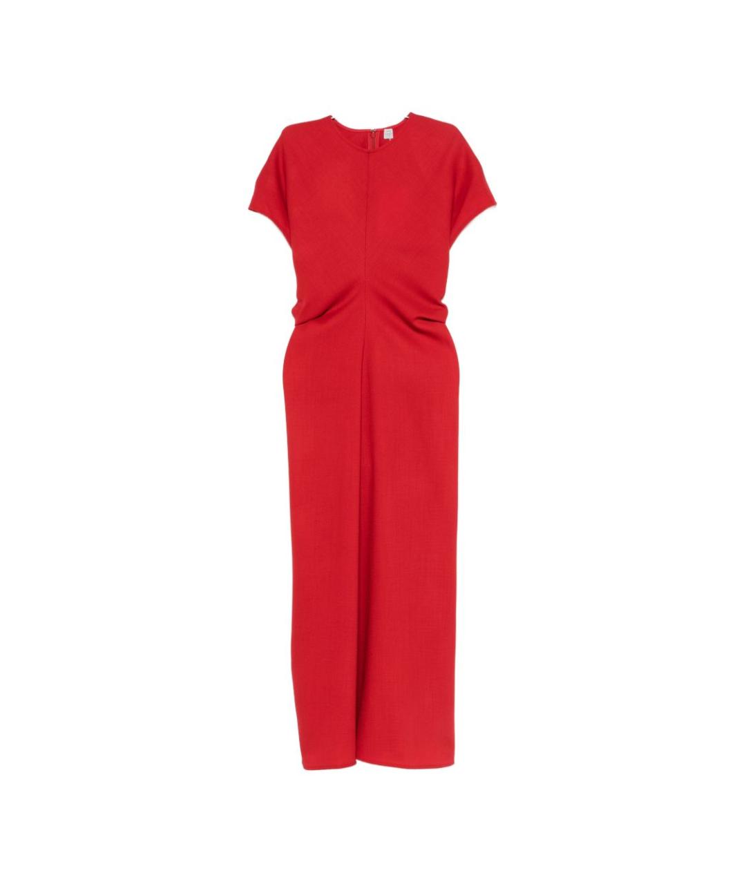 TOTEME Красное шерстяное платье, фото 1