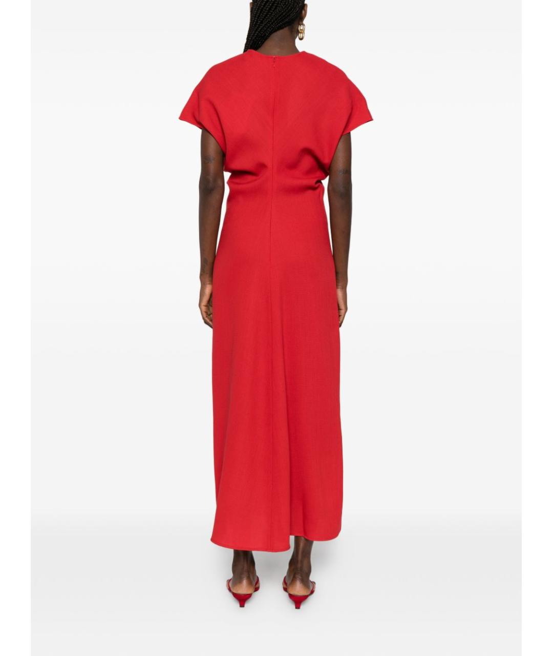 TOTEME Красное шерстяное платье, фото 5