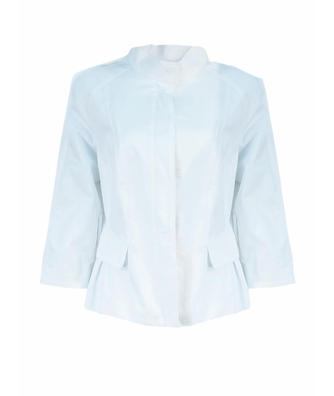 BURBERRY Белый хлопковый жакет/пиджак, фото 1