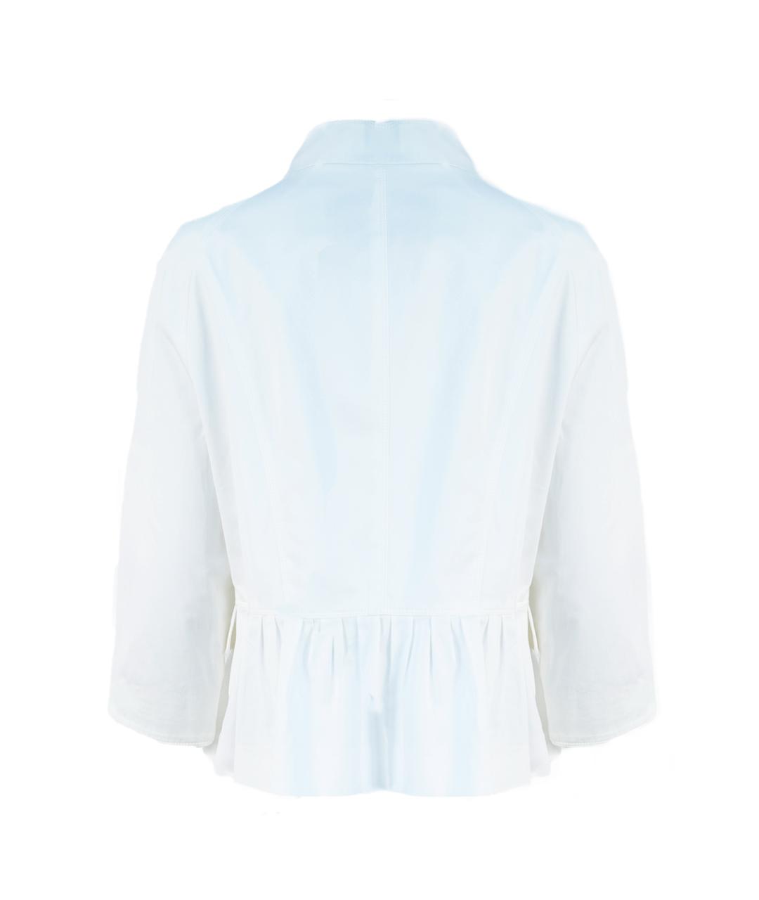 BURBERRY Белый хлопковый жакет/пиджак, фото 2