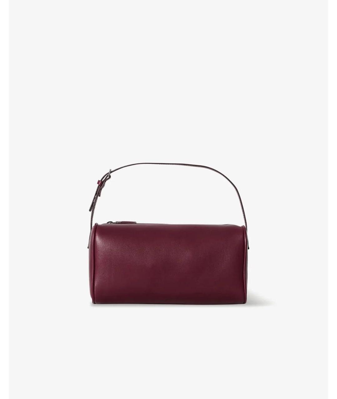 THE ROW Бордовая кожаная сумка через плечо, фото 4