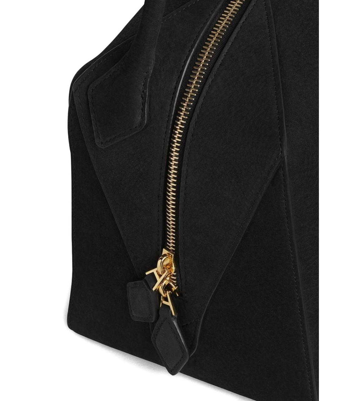 ALAIA Черная кожаная сумка тоут, фото 3