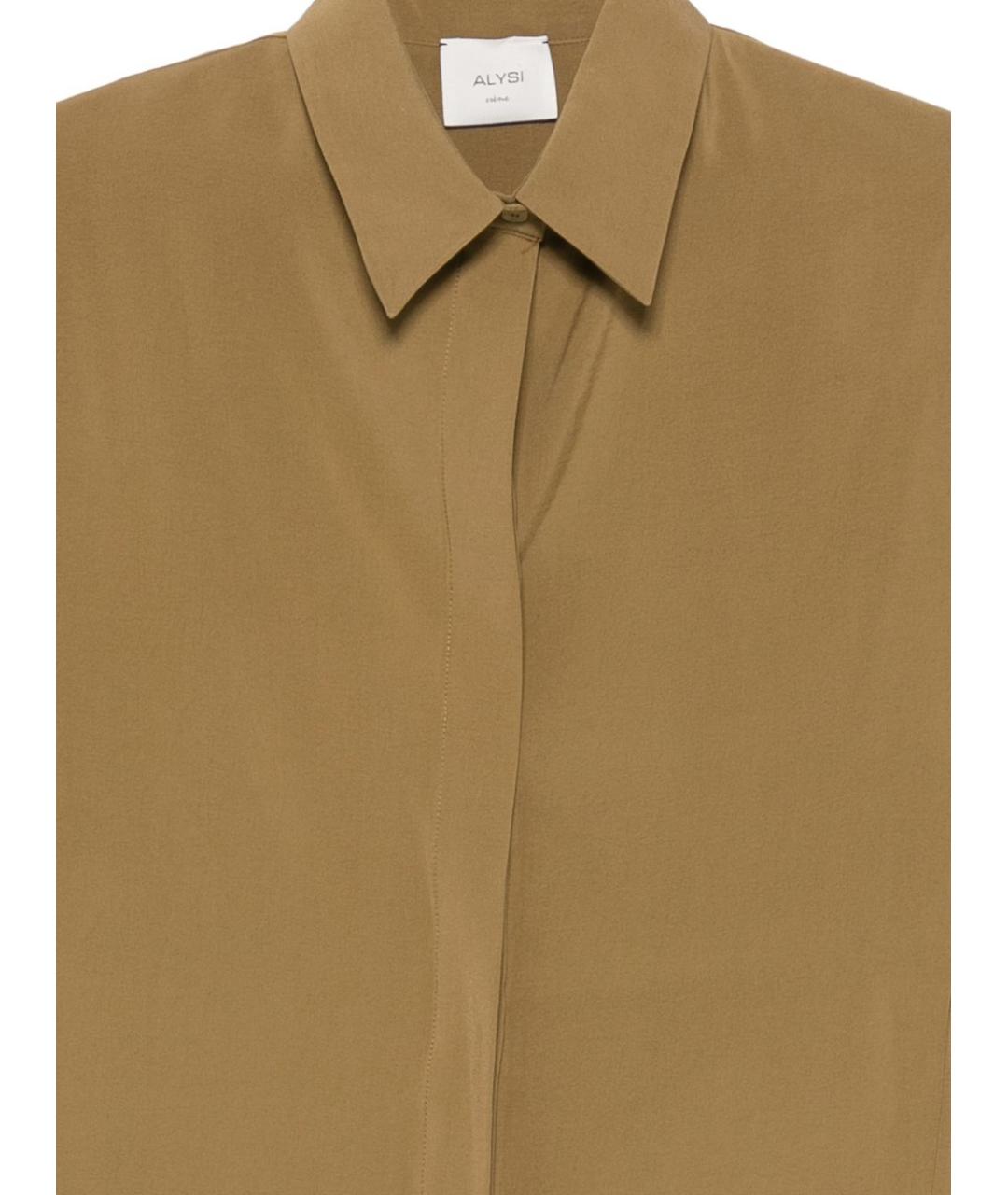 ALYSI Зеленая полиэстеровая рубашка, фото 2