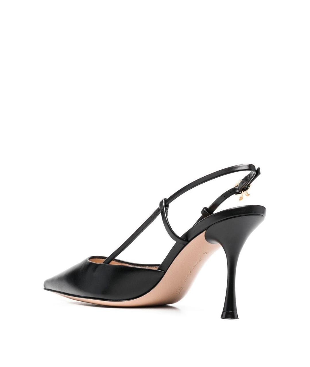 GIANVITO ROSSI Черные кожаные туфли, фото 3