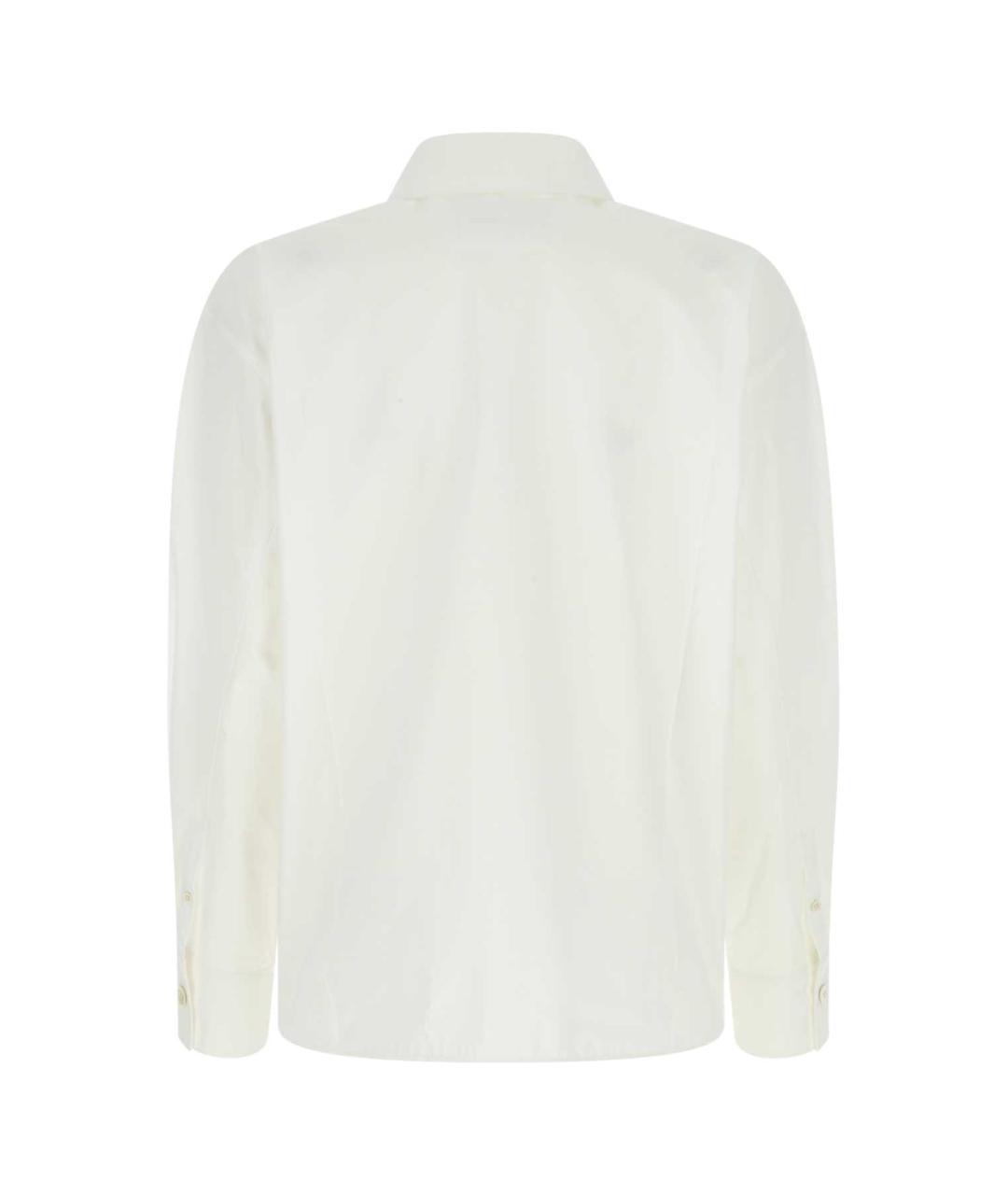 JIL SANDER Белая хлопковая рубашка, фото 2