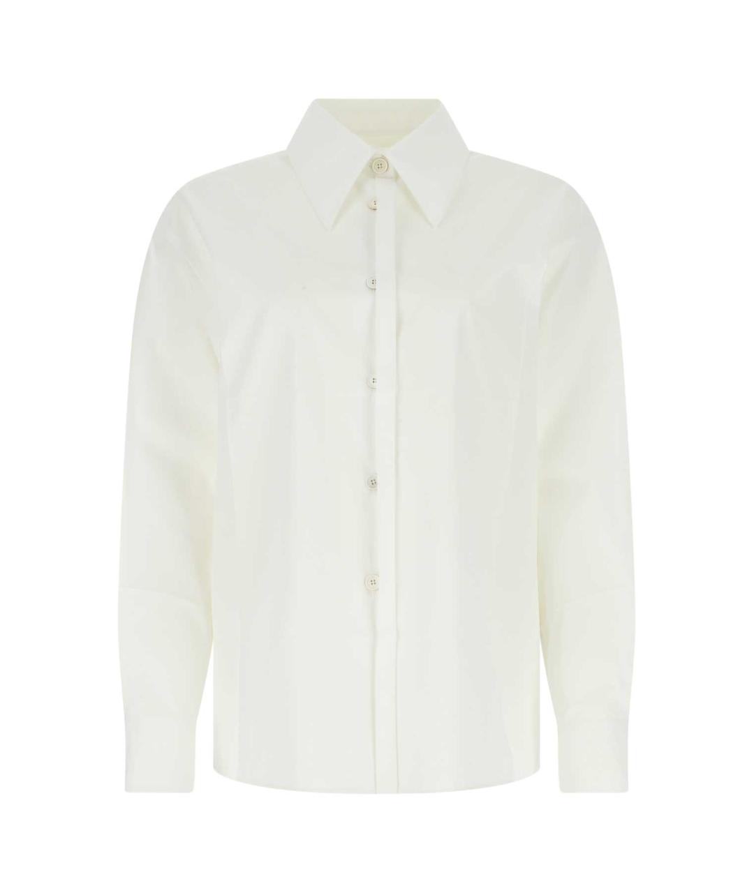 JIL SANDER Белая хлопковая рубашка, фото 1