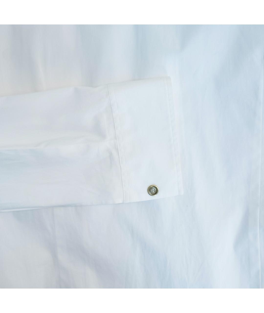 BURBERRY Белая хлопковая рубашка, фото 5