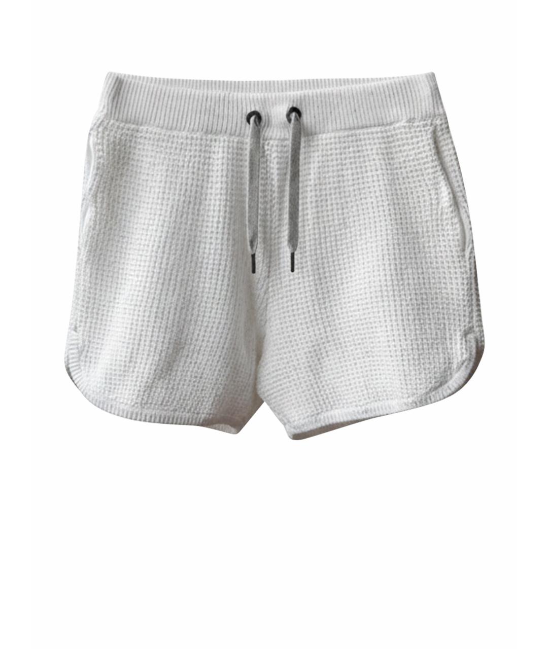 BRUNELLO CUCINELLI Белые хлопковые брюки и шорты, фото 1