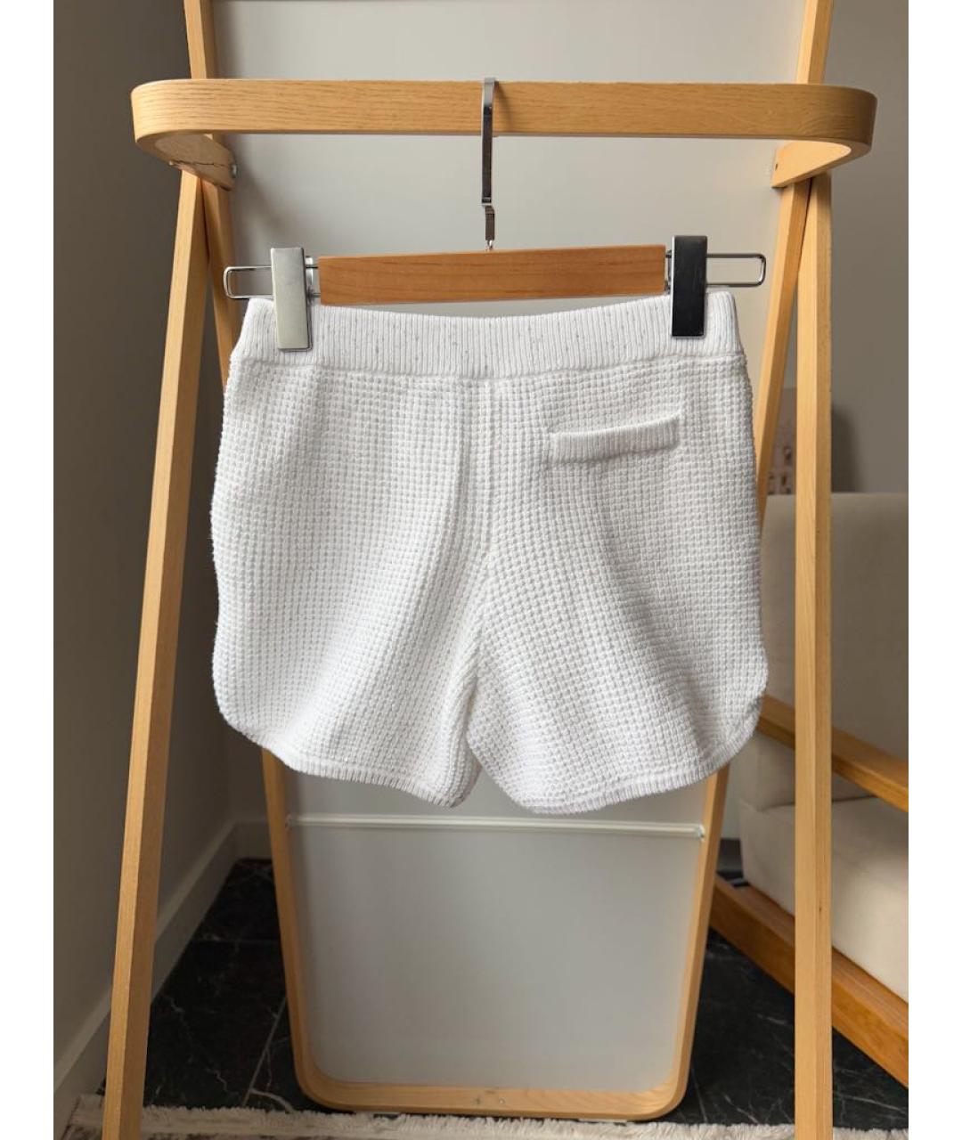 BRUNELLO CUCINELLI Белые хлопковые брюки и шорты, фото 6