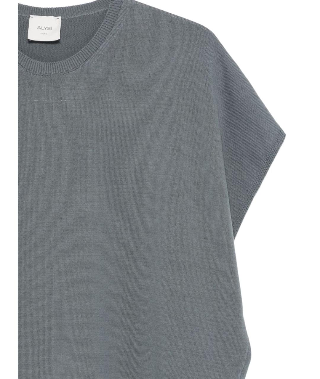 ALYSI Серая хлопковая жилетка, фото 2