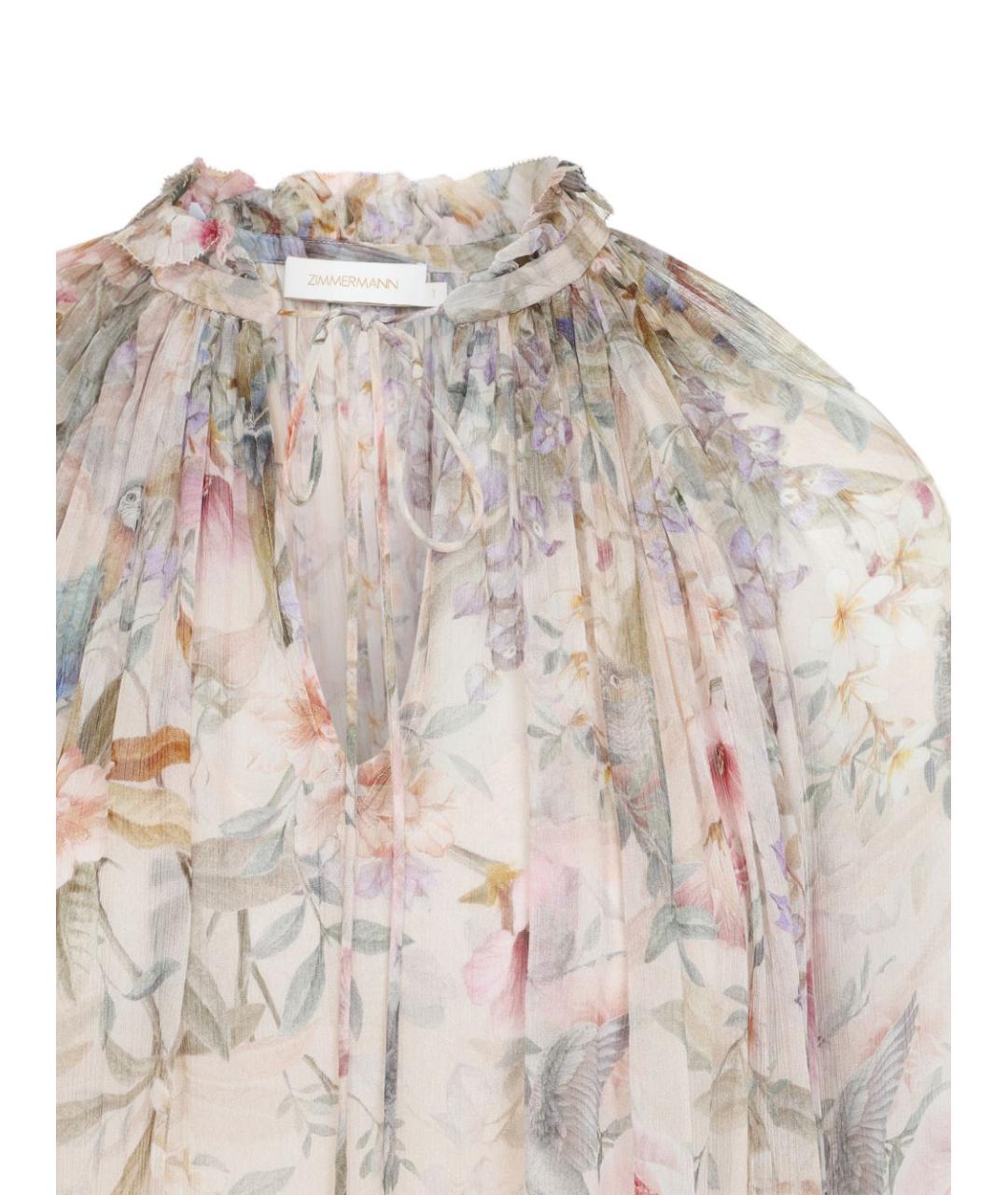 ZIMMERMANN Бежевая рубашка, фото 3