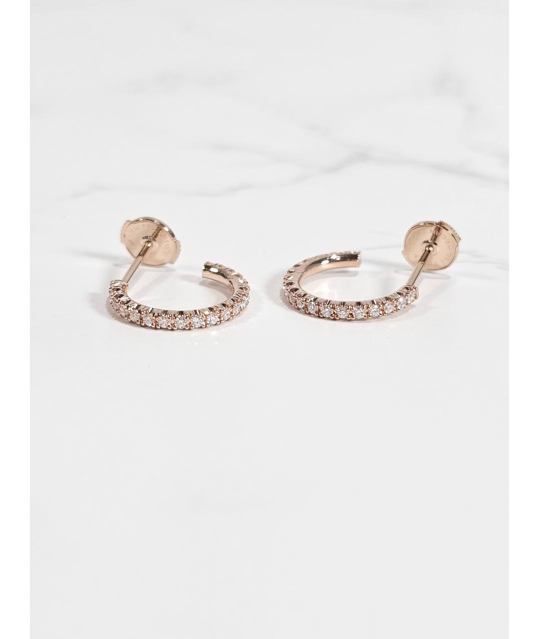 CARTIER Золотые серьги из розового золота, фото 2