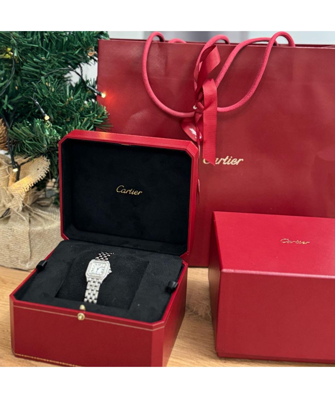 CARTIER Серебряные металлические часы, фото 5