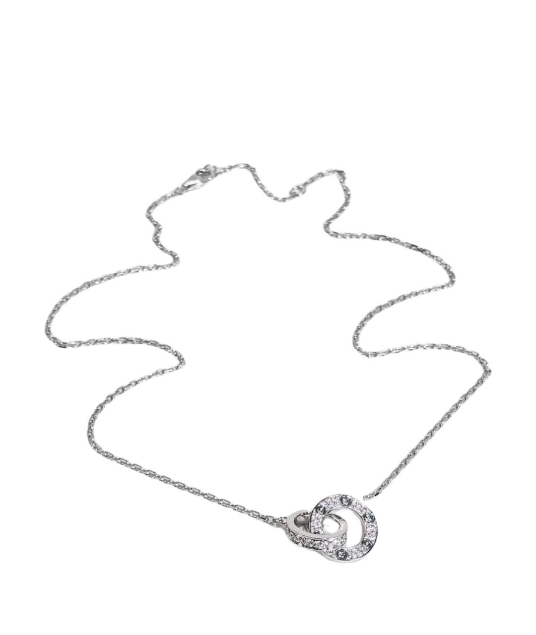 CARTIER Серебряное колье из белого золота, фото 1