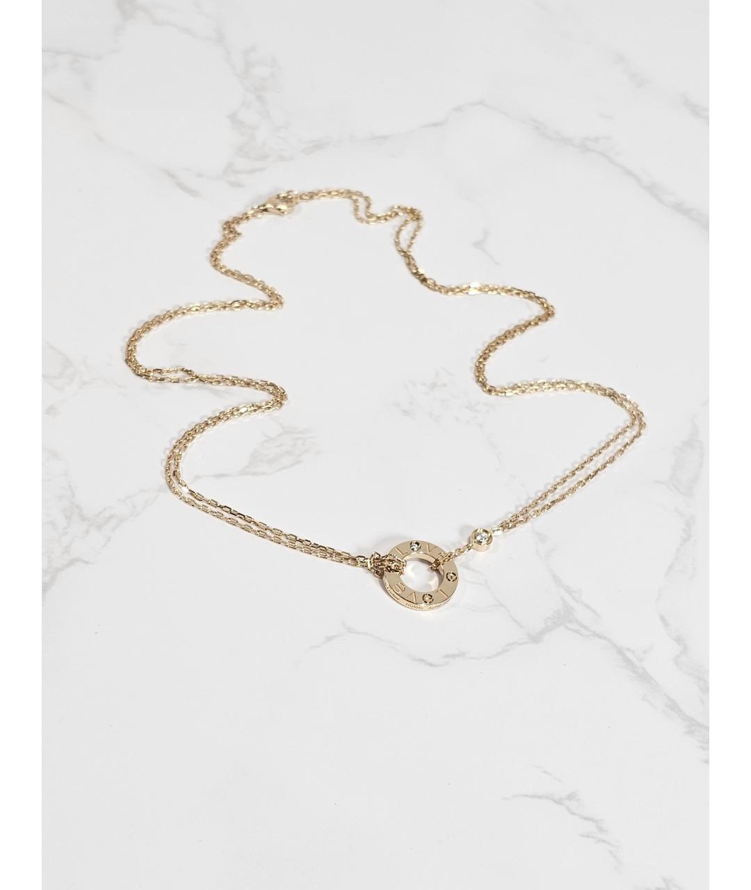 CARTIER Золотое колье из желтого золота, фото 4