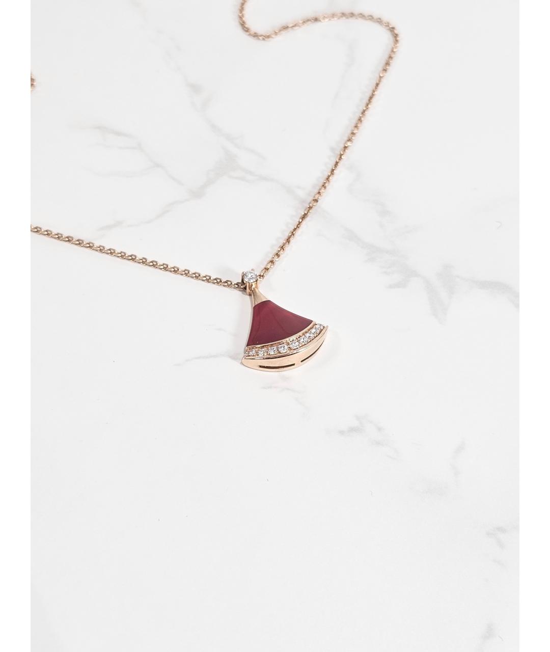 BVLGARI Золотое колье из розового золота, фото 2