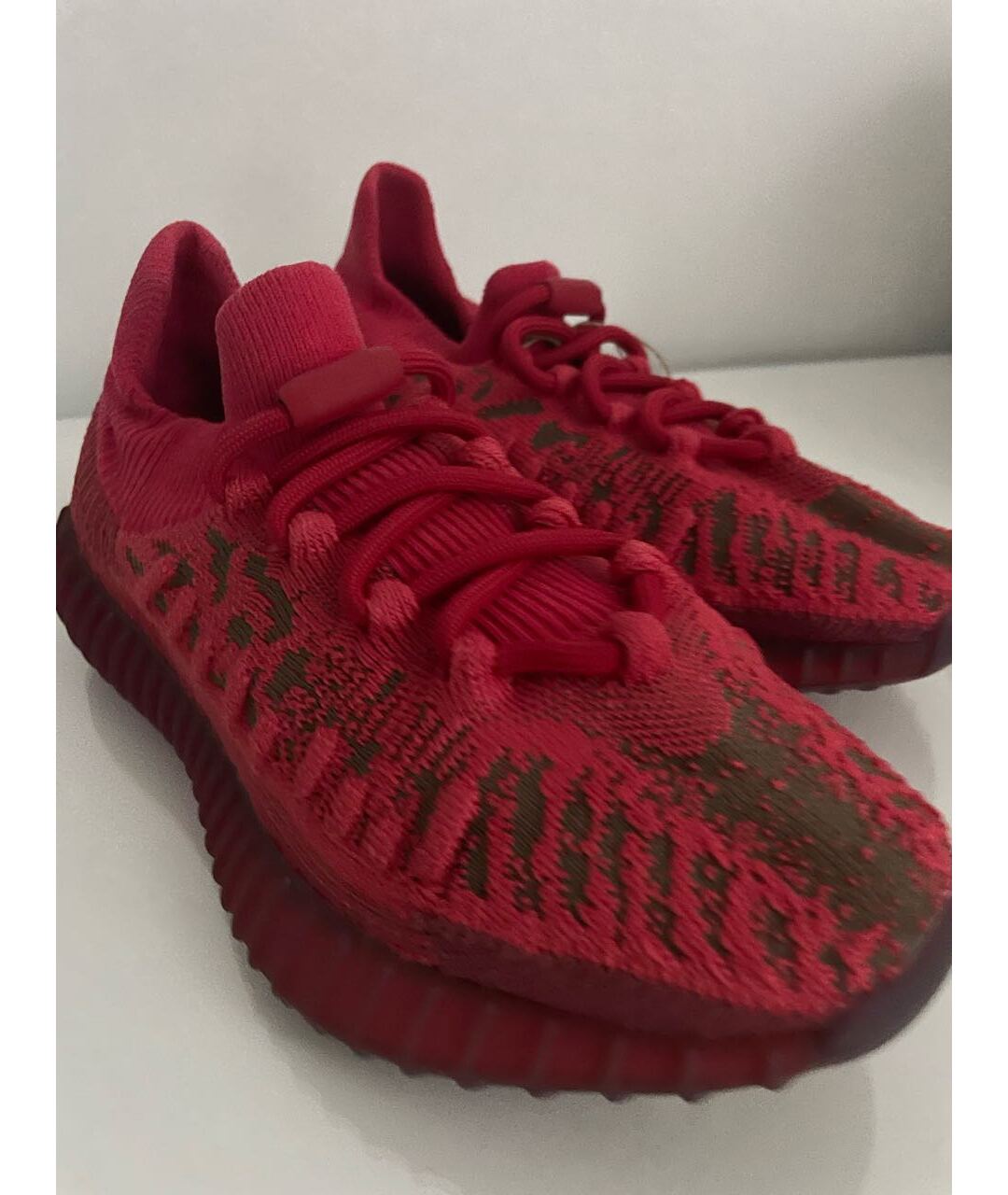 ADIDAS YEEZY Красные кроссовки, фото 2