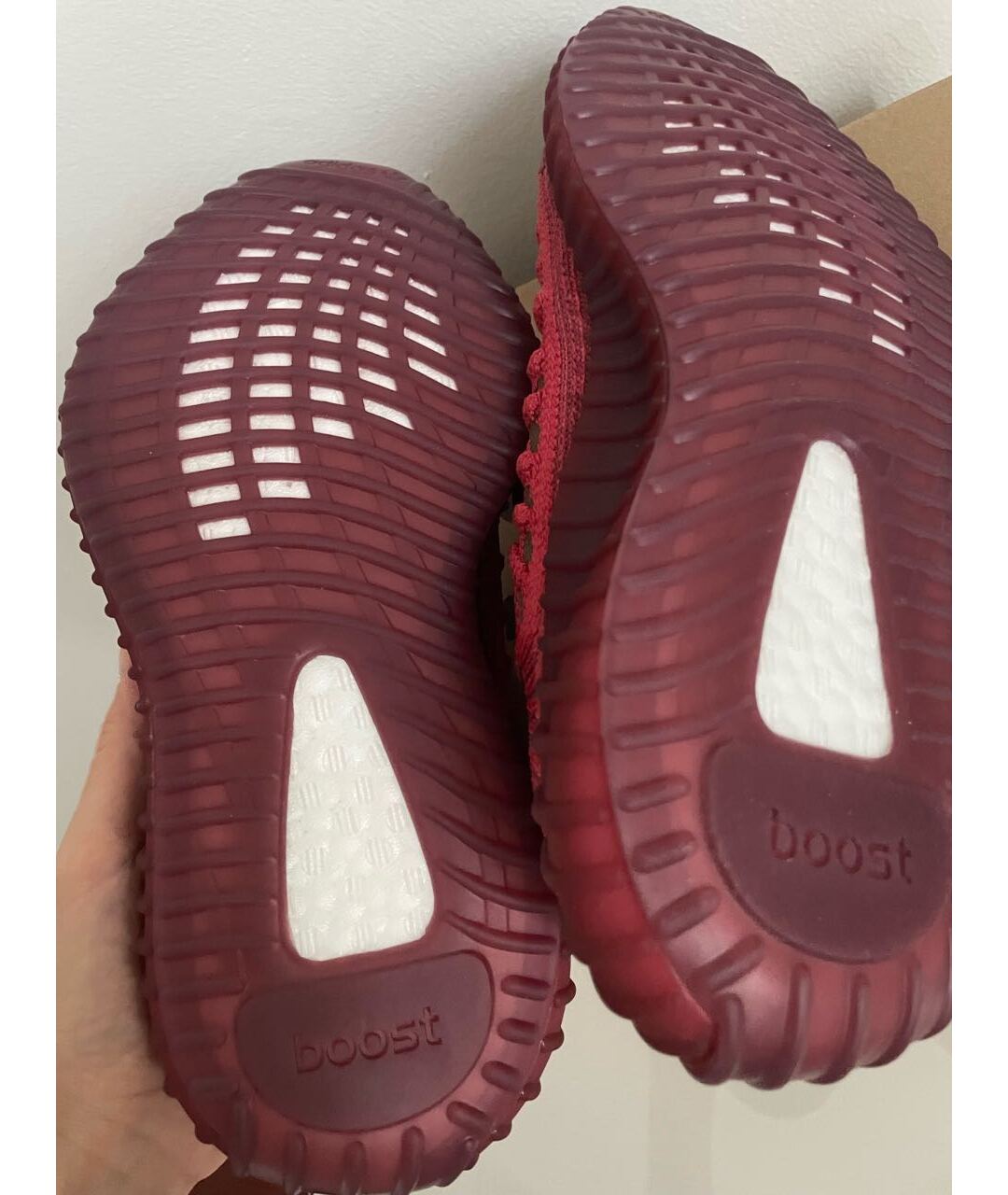 ADIDAS YEEZY Красные кроссовки, фото 6