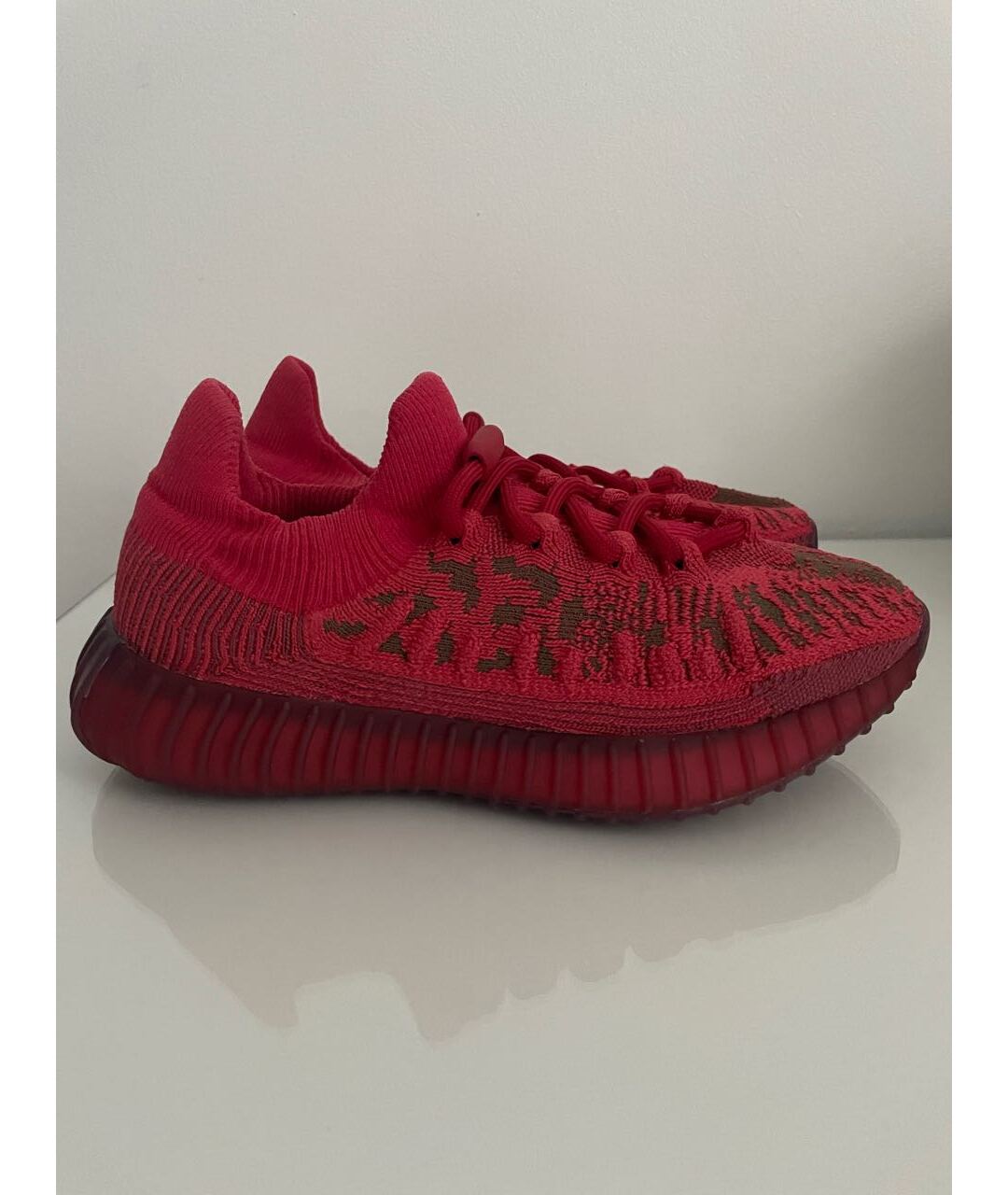 ADIDAS YEEZY Красные кроссовки, фото 9