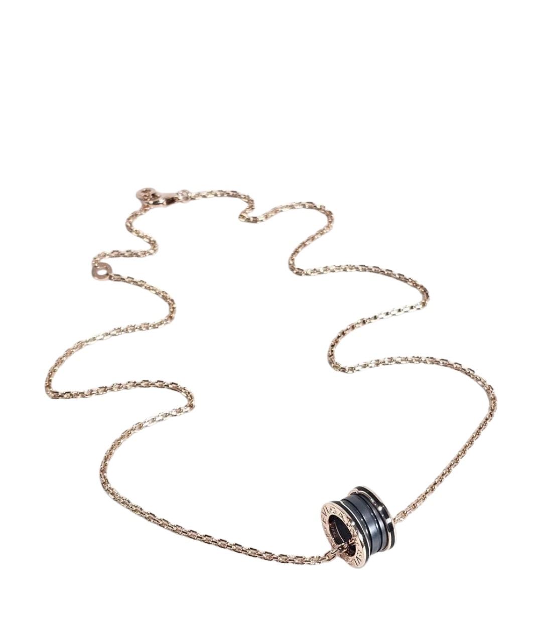 BVLGARI Золотое колье из розового золота, фото 1