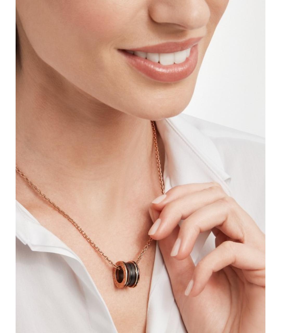 BVLGARI Золотое колье из розового золота, фото 3