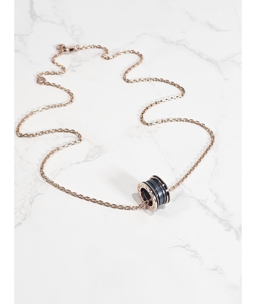 BVLGARI Золотое колье из розового золота, фото 5