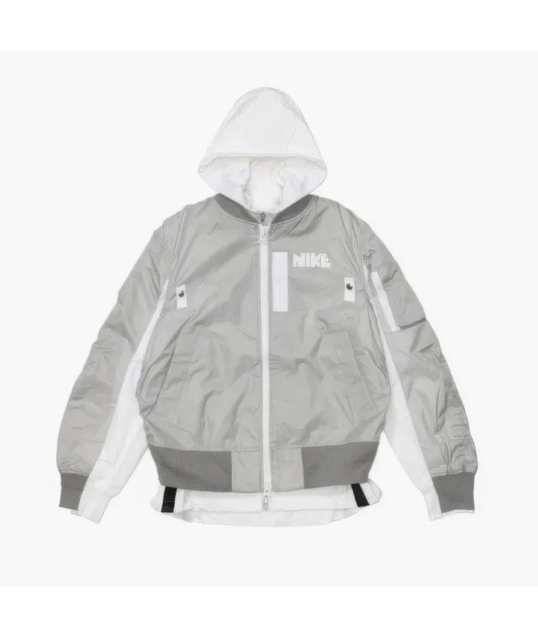 SACAI Серая синтетическая куртка, фото 9