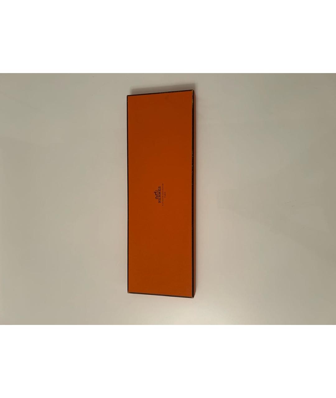 HERMES Красный шелковый галстук, фото 6