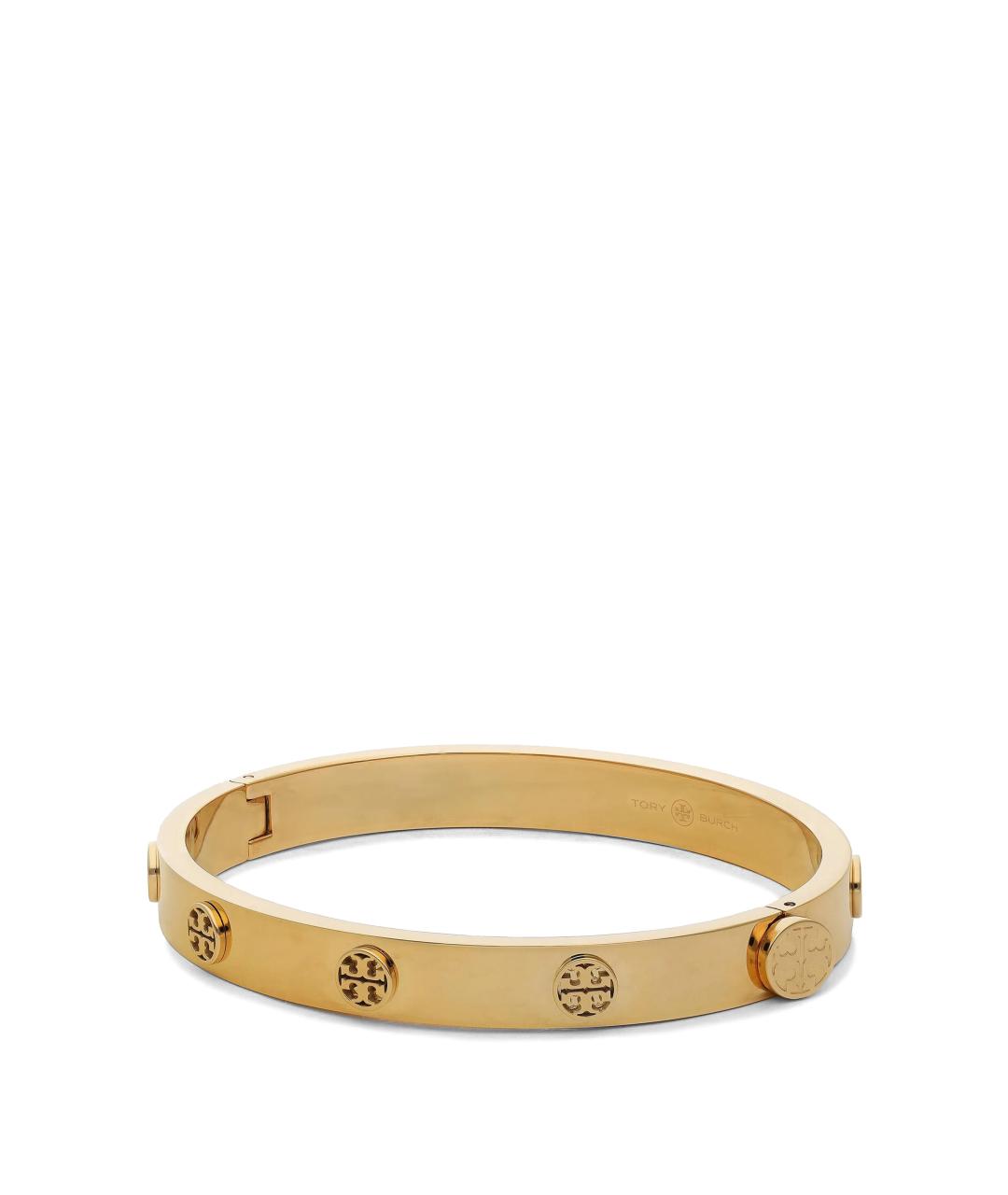 TORY BURCH Золотой металлический браслет, фото 1