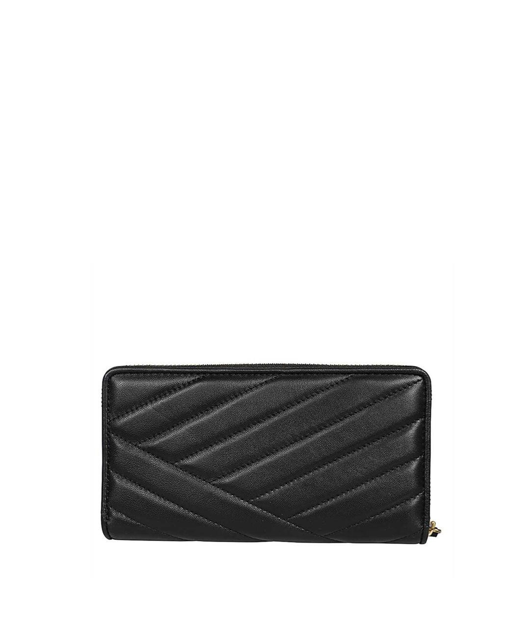 TORY BURCH Черный кожаный кошелек, фото 2