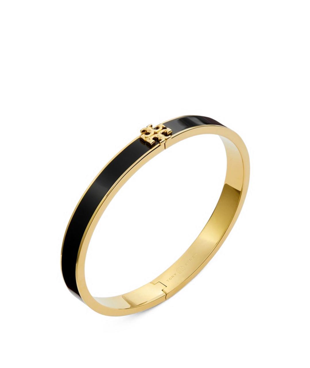 TORY BURCH Черный латунный браслет, фото 2