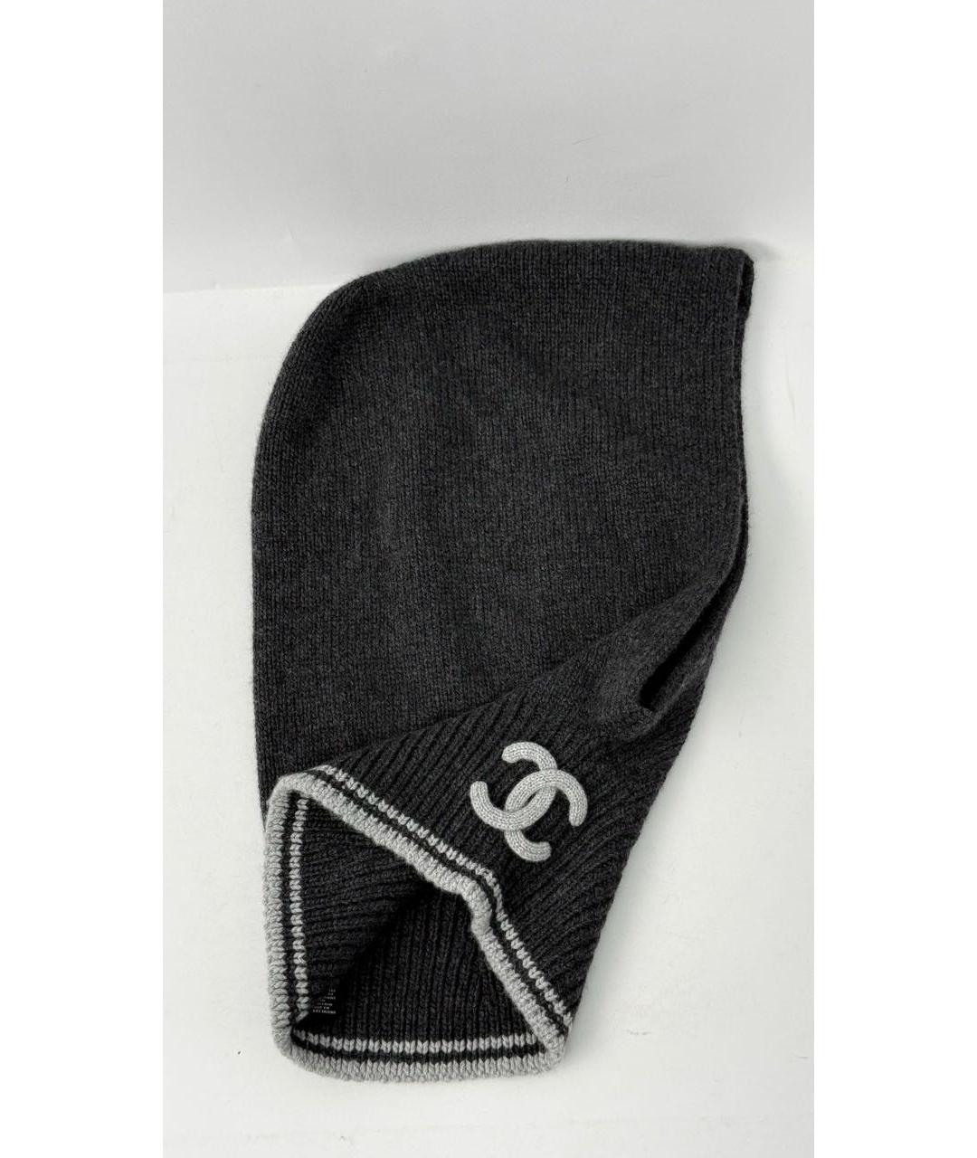 CHANEL Антрацитовый капюшон, фото 4