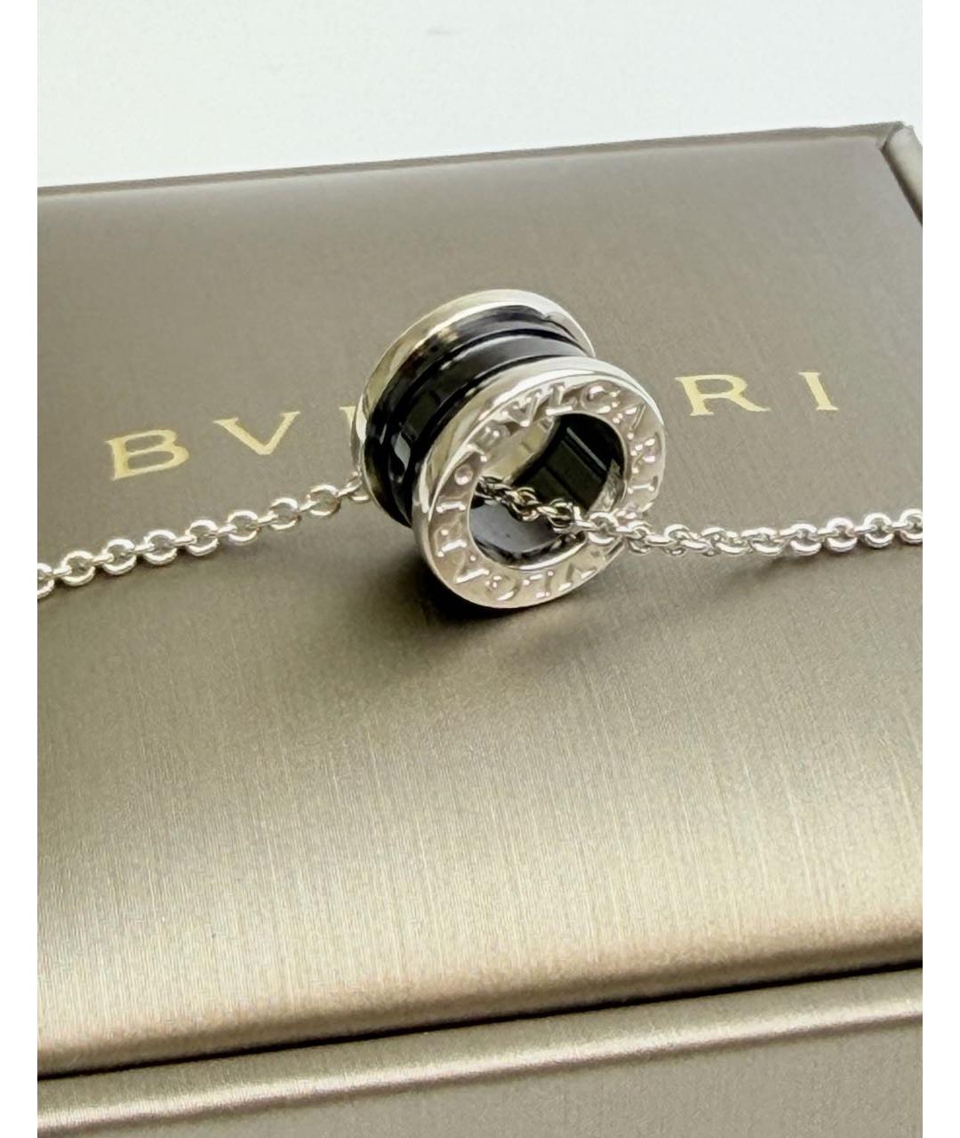 BVLGARI Черное серебряное колье, фото 6