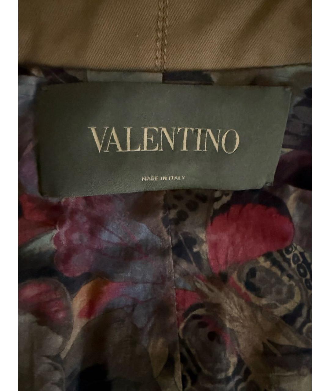 VALENTINO Хаки хлопковая куртка, фото 6