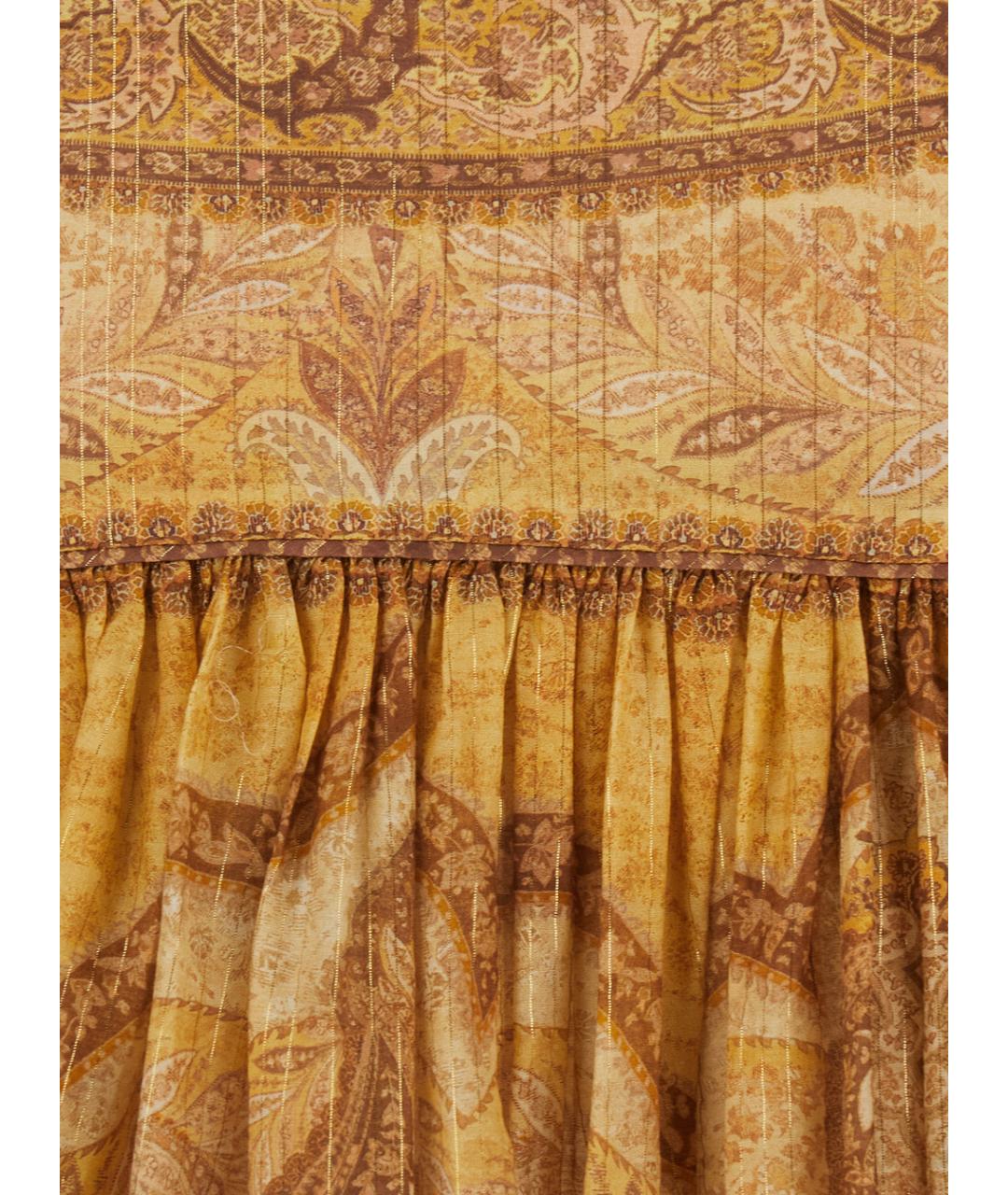 ZIMMERMANN Мульти хлопковая юбка миди, фото 3