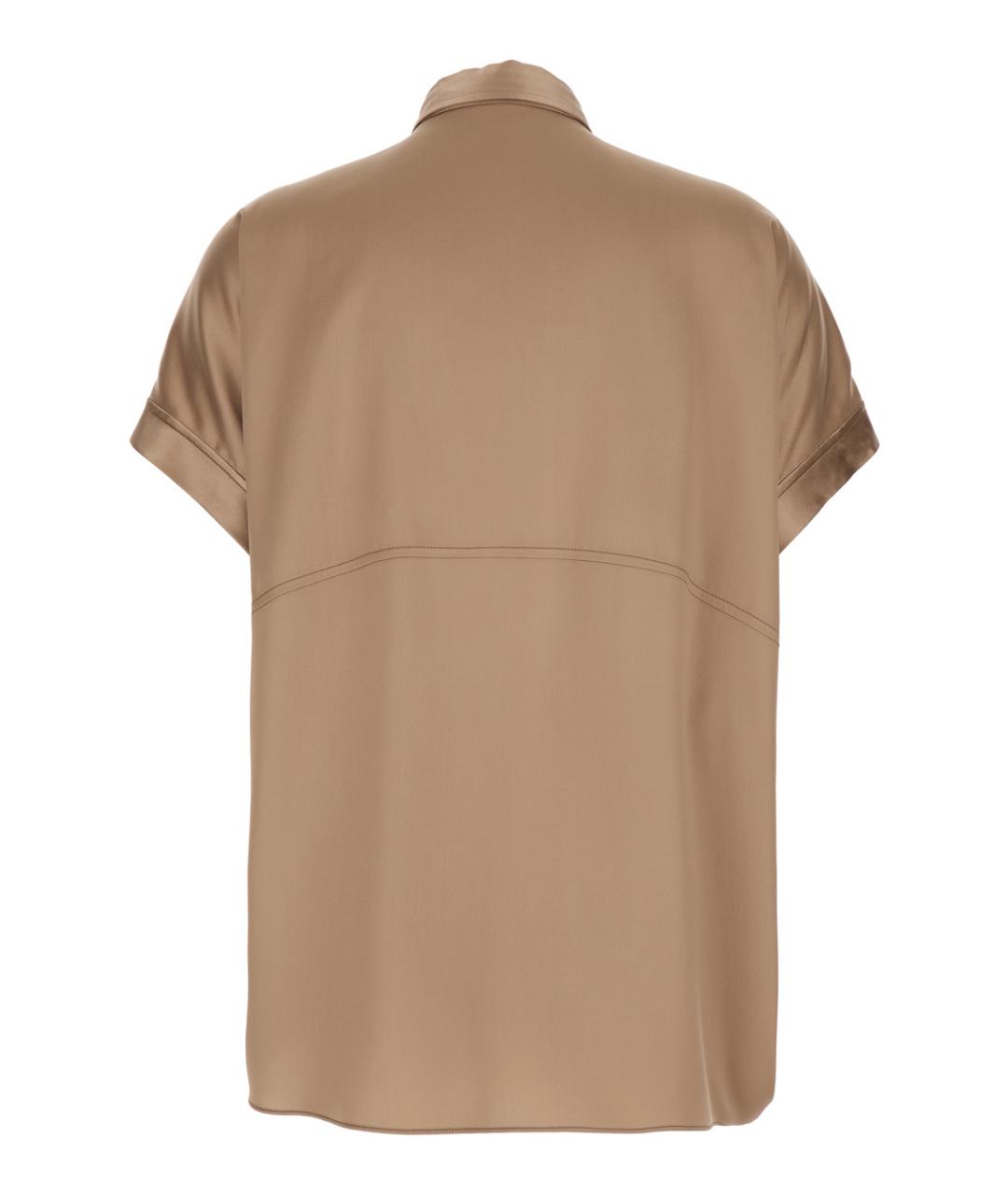 BRUNELLO CUCINELLI Бежевая блузы, фото 2