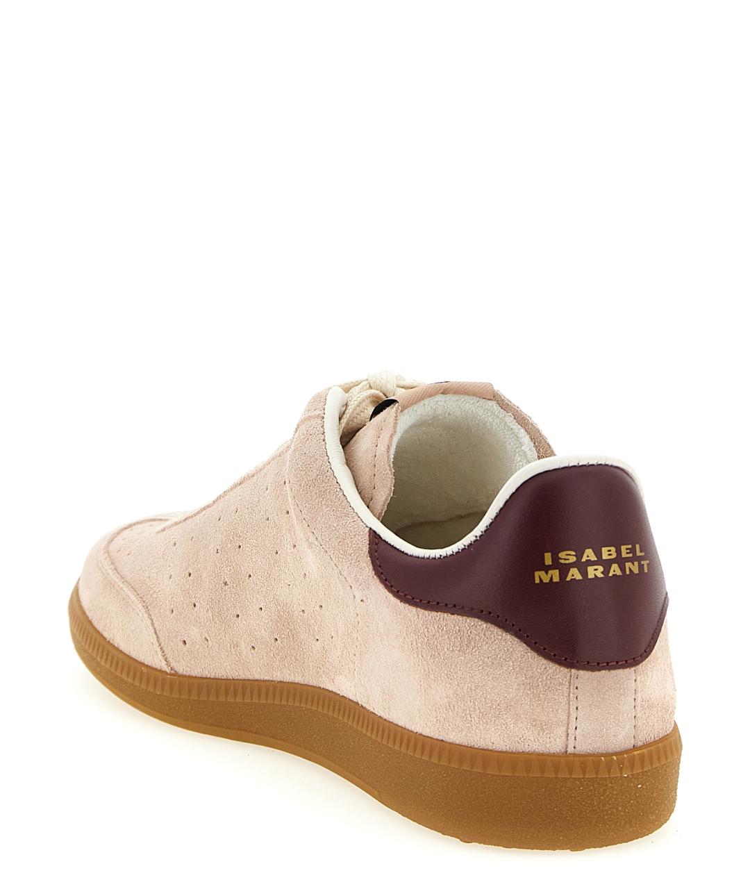 ISABEL MARANT Розовые замшевые кеды, фото 3