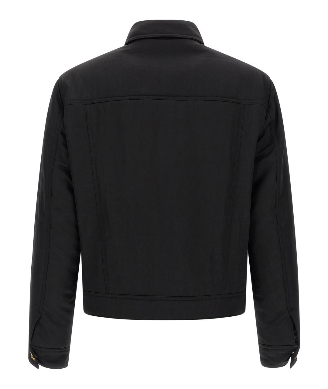 VERSACE Черная полиамидовая куртка, фото 2