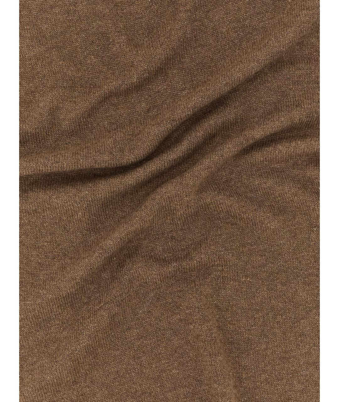 BE YOU Коричневый кашемировый шарф, фото 3