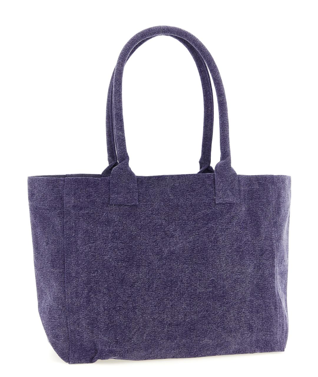 ISABEL MARANT Фиолетовая тканевая сумка тоут, фото 2