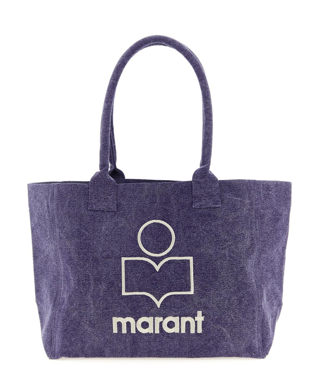 ISABEL MARANT Фиолетовая тканевая сумка тоут, фото 1