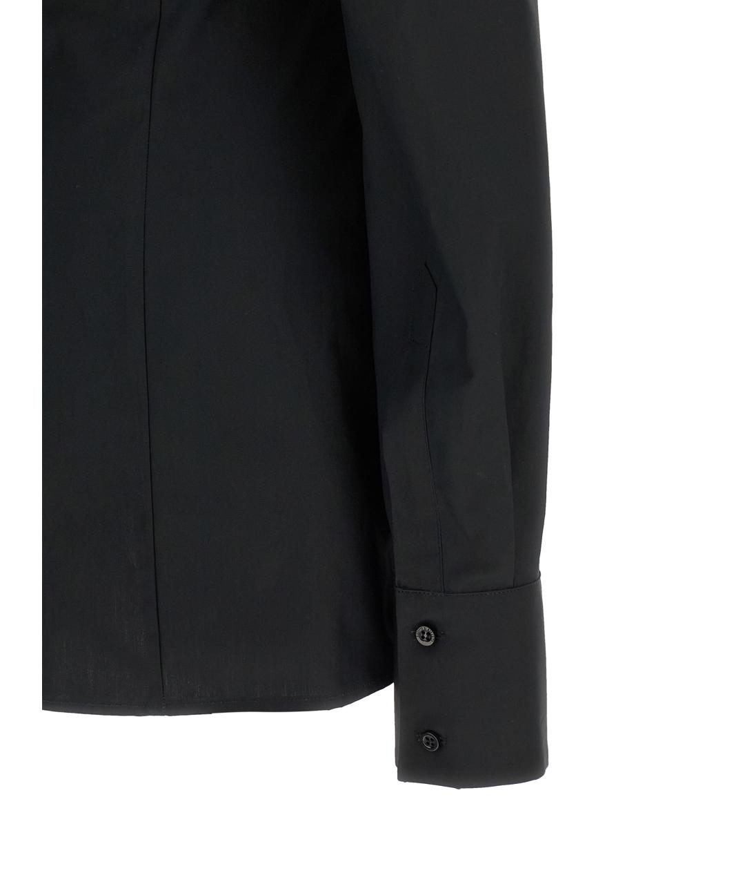 GIUSEPPE DI MORABITO Черное хлопковое коктейльное платье, фото 4