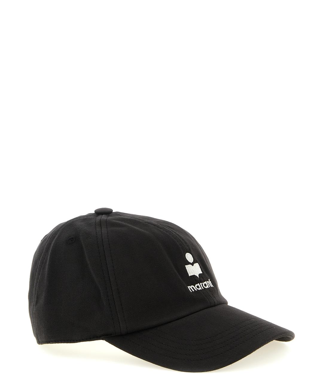 ISABEL MARANT Черная хлопковая кепка, фото 2