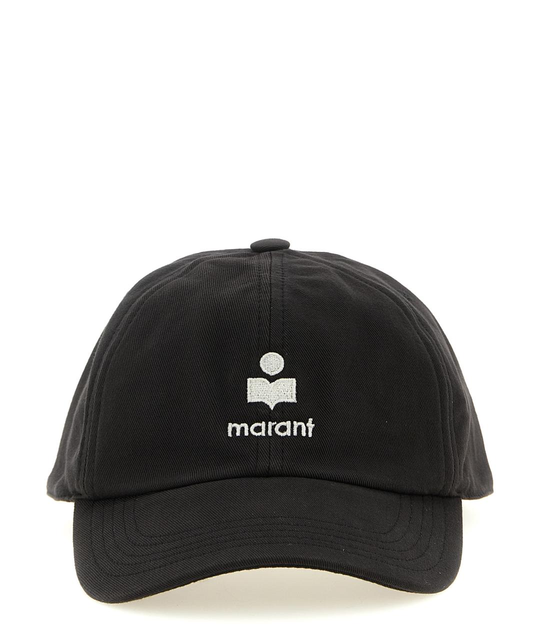 ISABEL MARANT Черная хлопковая кепка, фото 1